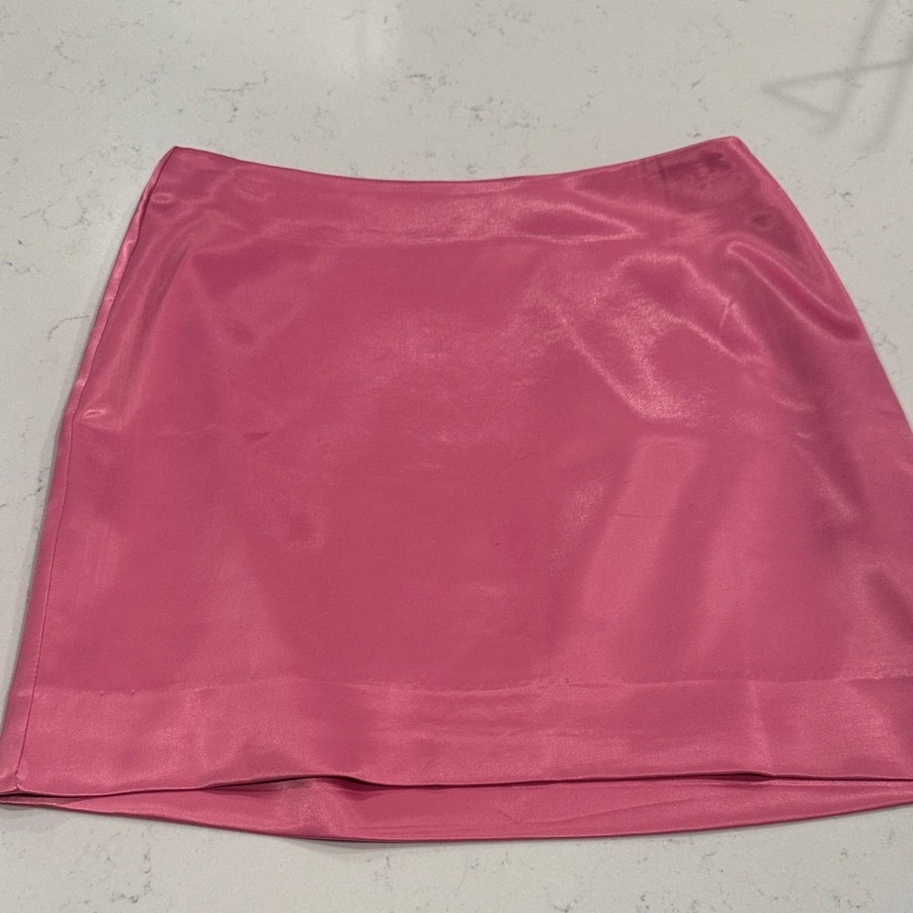 GREY LAB Vibrant Pink Mini Skirt
